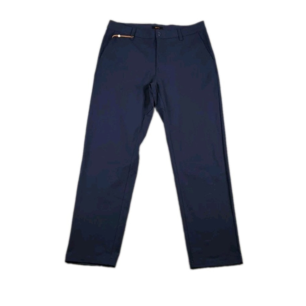 NWT Quince ProTech Golf Pant Wavecrest Blue Performance Mens 33X30 Navy Blue